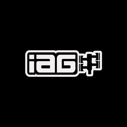 IAG 12" Die Cut Sticker - Matte White
