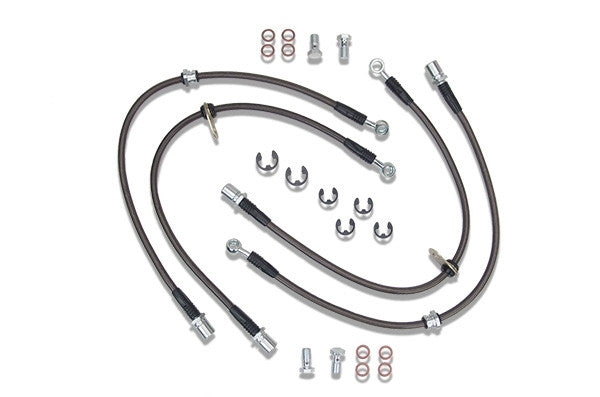 Techna-Fit Stainless Steel Braided Brake Line Kit For 2010-13 Subaru Legacy GT / Spec B