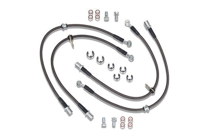 Techna-Fit Stainless Steel Braided Brake Line Kit For 2010-13 Subaru Legacy GT / Spec B