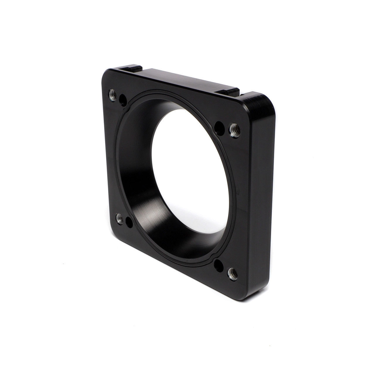 IAG Big Bore 76mm Throttle Body Black Adapter for factory STI Intake Manifolds