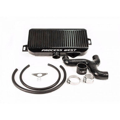 Process West Top Mount Intercooler For 2008-21 Subaru WRX STI (Black)