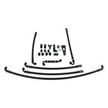IAG Performance PTFE Fuel Line Kit Parts Layout for 2006-07 Subaru WRX, 06-07 STI