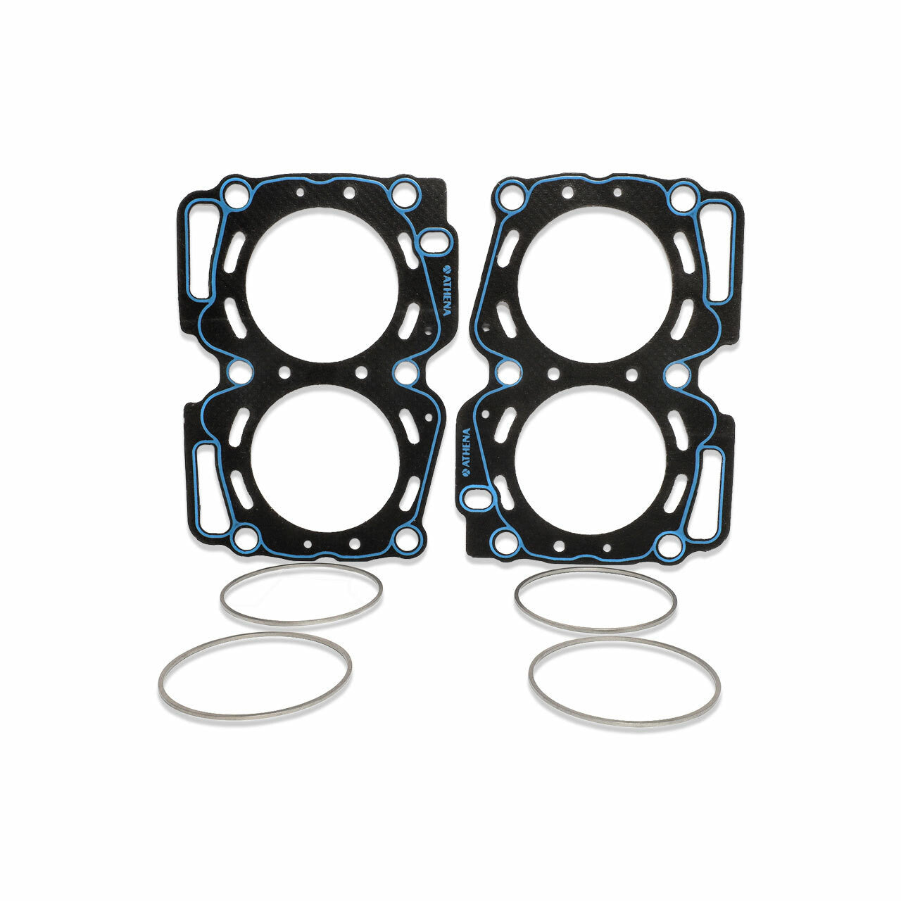 IAG Fire-Lock Head Gaskets (1 Pair w/ Fire-Lock Rings) for Subaru EJ20, 93.5mm, .051", for 14mm Head Studs