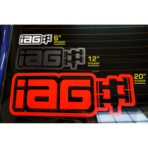 IAG 12" Die Cut Sticker - Sold Individually
