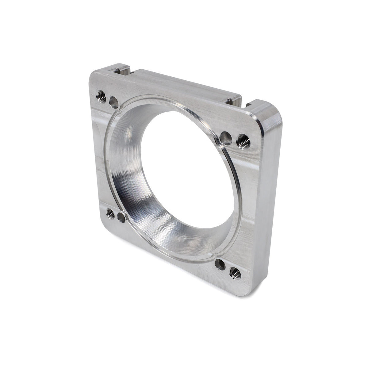 IAG Big Bore 76mm Throttle Body Silver Adapter for STI / Cosworth Intake Manifolds