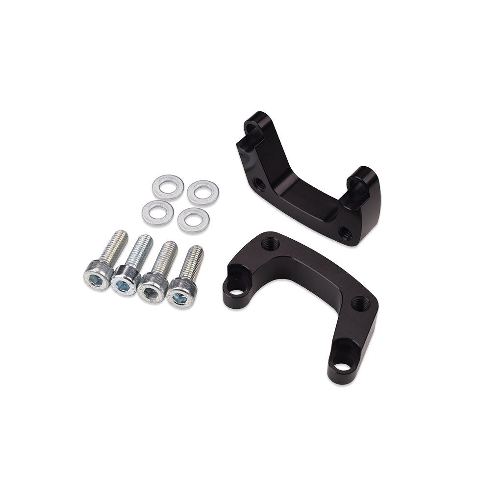 IAG Fuel Rail Adapter Bracket Set Parts Layout for Subaru WRX with JDM STI Intake Manifold