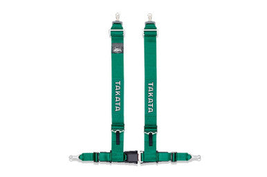 TAKATA Drift III "Bolt-On" Street Oriented 4 Point Harness in Green