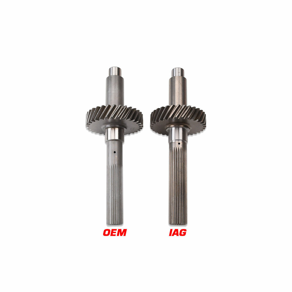 IAG Chromoly Transfer Gears vs OEM
