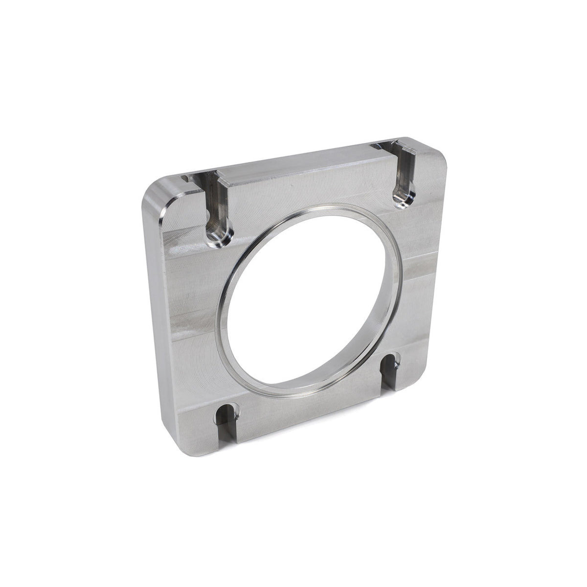IAG Big Bore 76mm Throttle Body Silver Adapter for STI / Cosworth Intake Manifolds