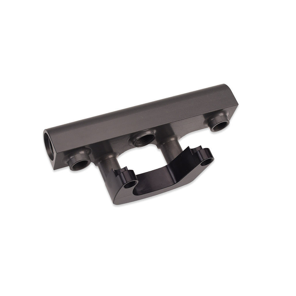 IAG Fuel Rail Adapter Bracket installed on IAG Fuel Rail