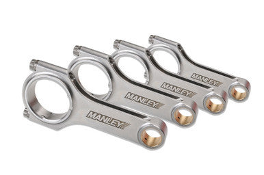 Manley Steel H-Tuff Connecting Rod Set with ARP 625+ Rod Bolts- 15024R6-4