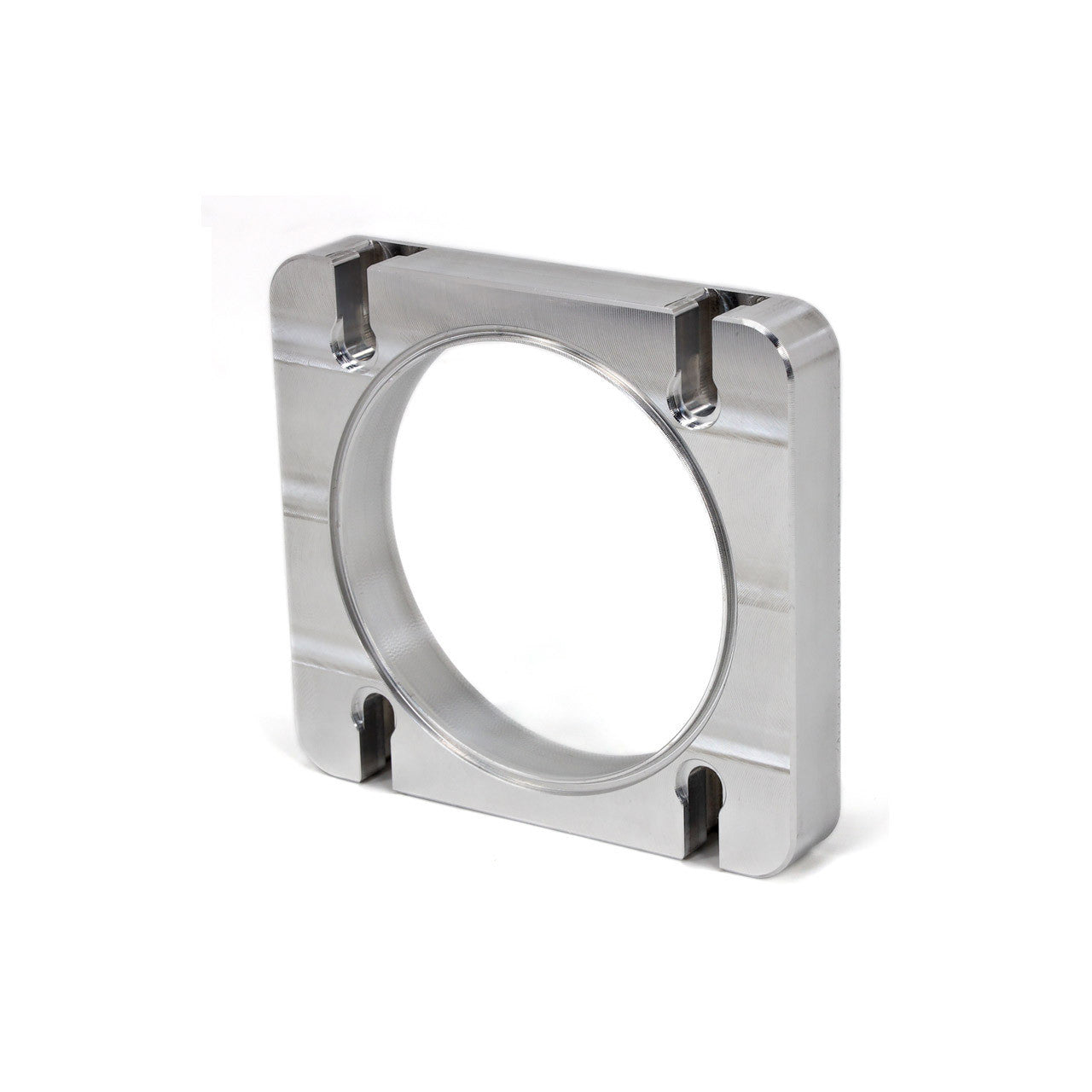 IAG Subaru STI Process West Intake Manifold Big Bore 76mm Throttle Body Adapter - Silver Finish