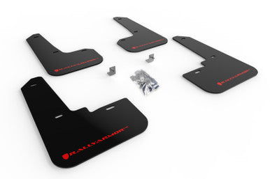 Rally Armor 20-25 Subaru Legacy Black UR Mud Flap w/Red Logo - MF64-UR-BLK/RD