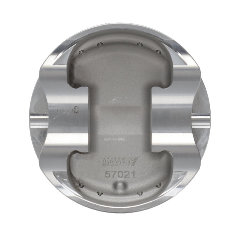 Manley 04+ Subaru WRX STi (EJ257) STD Stroke 99.75mm +.25mm Bore 9.8:1 Dish Piston - Single - 612102C-1 - Angle 3