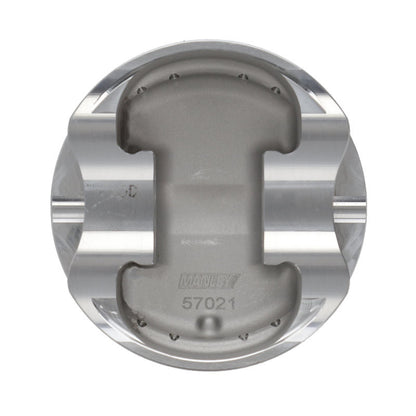 Manley 04+ Subaru WRX STi (EJ257) STD Stroke 99.75mm +.25mm Bore 9.8:1 Dish Piston - Single - 612102C-1 - Angle 3