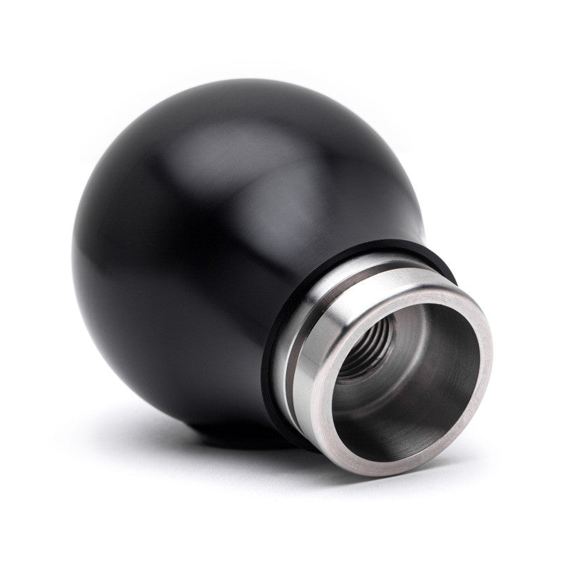 COBB Subaru 6-Speed Weighted COBB Shift Knob - Black w/ Black and Red Collar - 213360-BK - Angle 1