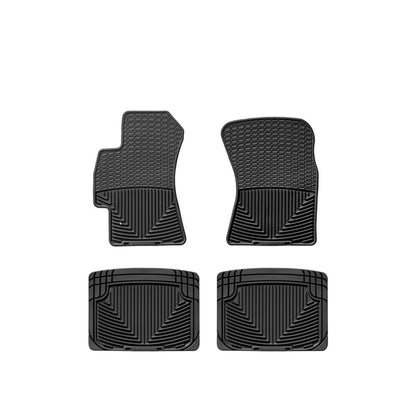 WeatherTech 93-01 Subaru Impreza Front & Rear Rubber Mats - Black - W52-W20