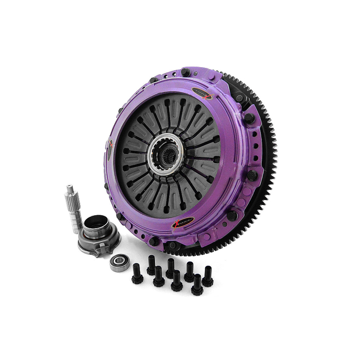 XClutch 9in Twin Solid Organic Clutch Kit For Subaru 15-21 WRX STi Base 2.5L - XKSU23531-2G