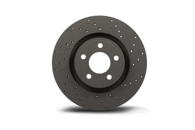 Hawk Talon Front Cross Drilled and Slotted w/ Performance Ceramic Pads Kit for 04-09 WRX STI - HKC4914.453Z