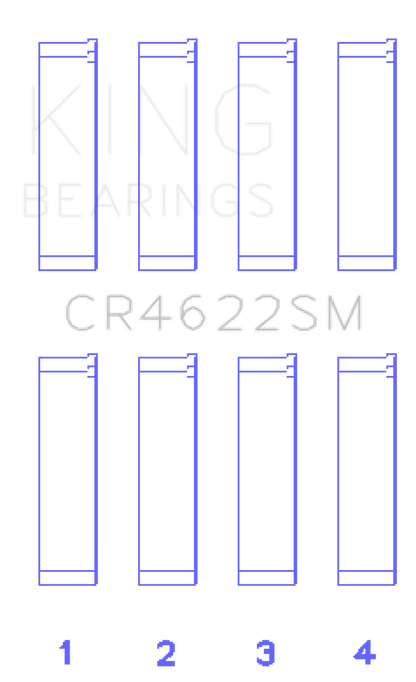 King Subaru FB20 Connecting Rod Bearing Set - CR4622SM - Primary