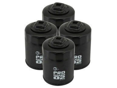 aFe Pro GUARD HD Oil Filter (4 Pack) for 2008-18 Subaru WRX STI / 08-14 WRX - 44-LF016-MB