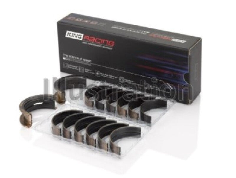 King Engine Bearings Subaru EZ30/EZ30D (Size 0.25 Oversized) Performance Main Bearing Set - MB7772XP0.25 - Primary