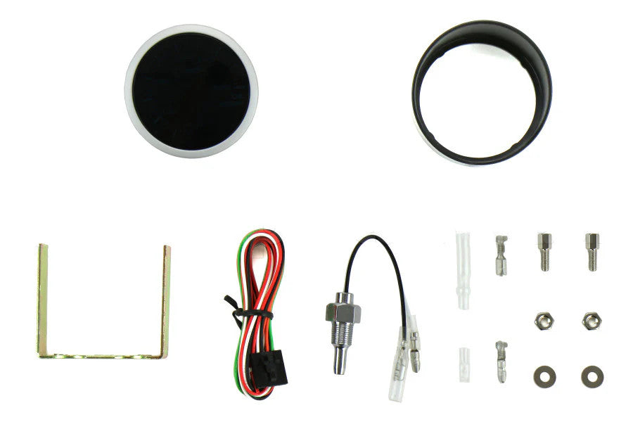 Prosport 52mm Amber / White - Electric Oil Temperature Gauge - parts